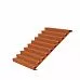 10 Steps Corten Steel Stair