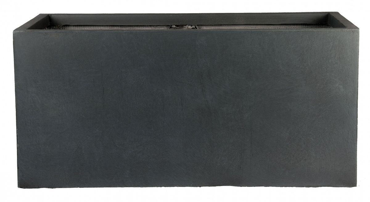 Contemporary Light Concrete Trough Planter by Idealist Lite