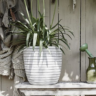Round Egg Resin Planter by Cadix Capi Tutch Row