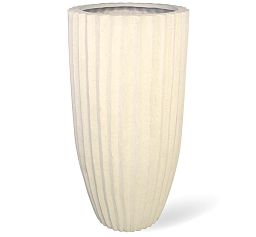 Sahara Round Tall Polystone Outdoor Planter