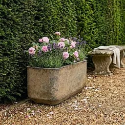 Atlas Large Trough Planter | Fiberstone Indoor and Outdoor Plant Pot