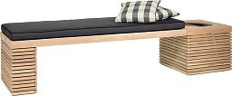 Modulo seat combination Set C Square Wood Planter