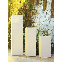 POLYSTONE STYLE Planting Column Tall Polystone Planter