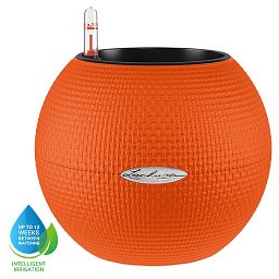LECHUZA PURO Color Round Poly Resin Self-watering Planter
