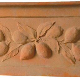 Citrus Fiberglass Trough Terracotta Planter Pot In/Out