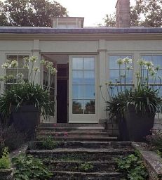 Geo Classic Fiberglass Square Tall Aluminium Planter Pot In/Out