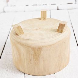 HORTICO GROWER Wooden House Planter with Legs, Indoor Plant Pot Stand with Waterproof Liner