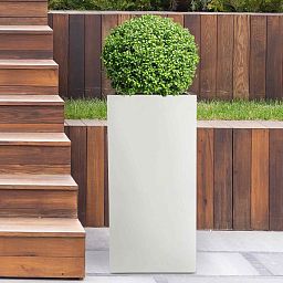 IDEALIST Lite Tall Square Contemporary Light Concrete Planter