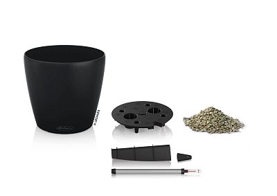 LECHUZA CLASSICO Color ECO Round PCR Plastic Self-watering Planter