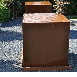CorTen Square Fountain Waterblock