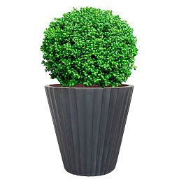 IDEALIST Lite Vintage Ribbed Round Vase Outdoor Planter