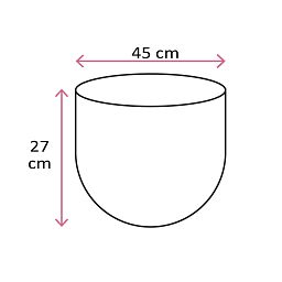 Fiberstone Glossy Round Sunny Planter by Idealist Premium