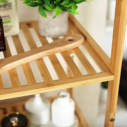 Froppi Wooden Washing Hamper Laundry Basket for Bathrooms