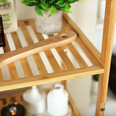 Froppi Wooden Washing Hamper Laundry Basket for Bathrooms