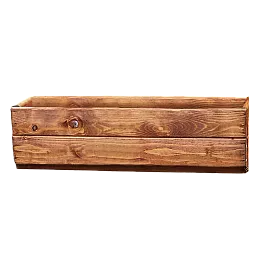 Rustic Scandinavian Redwood Window Box Outdoor Planter Made in UK by HORTICO