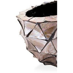 SHELL Oval Polystone Planter