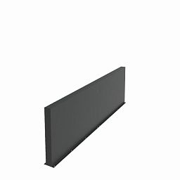 Aluminium Long Low Wall
