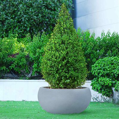 IDEALIST Lite Classic Smooth Bowl Outdoor Planter