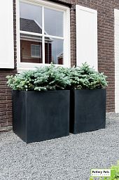 Square Fiberstone Planter by Idealist Premium