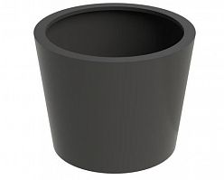 Cairo Outdoor Aluminum Round Planter