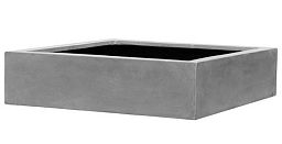 Square Fiberstone Low Planter by Idealist Premium JUMBO