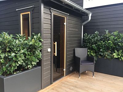AXIS Trough Outdoor Fiberglass Planter