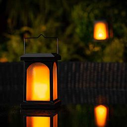TrueFlame USB Crook Premium Outdoor Solar Garden Light Lanterns