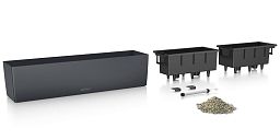LECHUZA BALCONERA Color Trough Poly Resin Self-watering Planter Set
