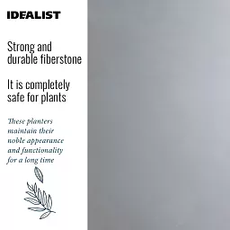 IDEALIST Lite Contemporary Light Concrete Egg Planter