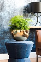 Fiberstone Glossy Peter Light Planter by Idealist Premium