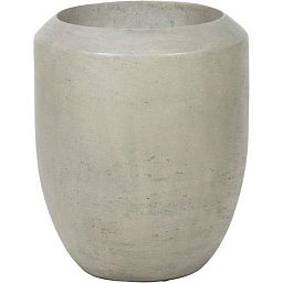 Cigar Round Tall Polystone Outdoor Planter