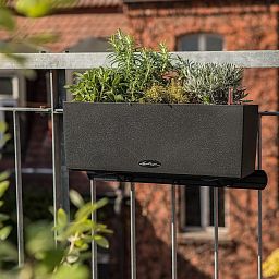 LECHUZA BALCONERA Stone Trough Poly Resin Self-watering Planter Set