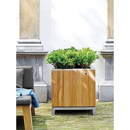 Kayu 60 Square Polystone Outdoor Planter