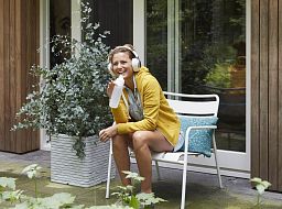 Square Resin Planter by Cadix Capi Tutch Row