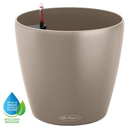 LECHUZA CLASSICO Color Round Poly Resin Self-watering Planter
