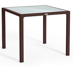 LECHUZA Square Dining with Glass Plate