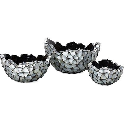 Shell Mother of pearl Bowl Polystone Indoor Planter