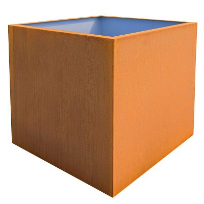 Cortenstyle Trend Topper on Wheels Square Planter IN\OUT
