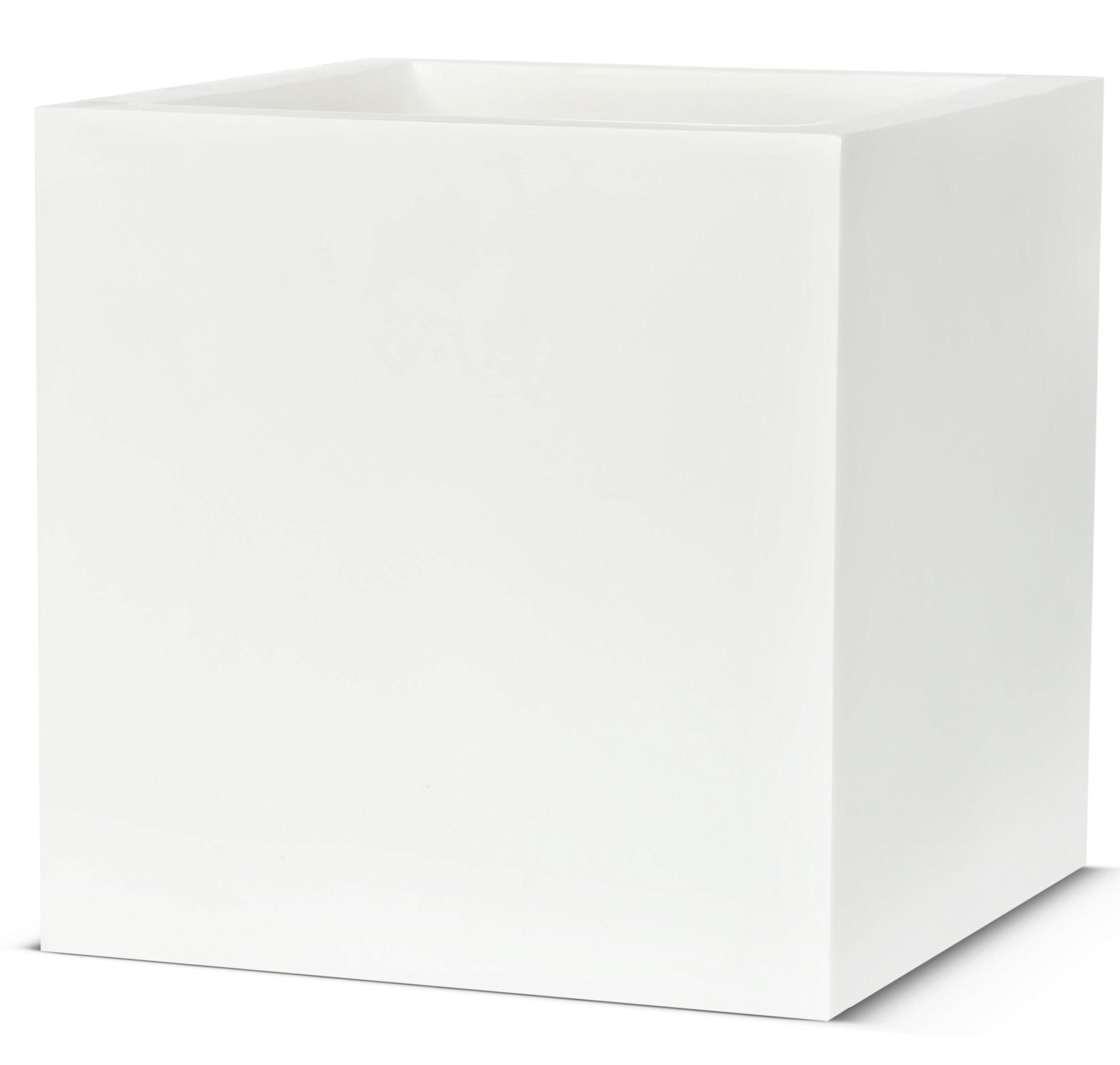 Square Fiberstone Contemporary Planter by Cadix Capi Lux