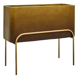 Gradient Large Trough Planter + Plant Stand | Polyresin Indoor Plant Pot