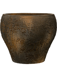 Oyster Ficonstone Tapered Planter | Indoor and Outdoor Plant Pot