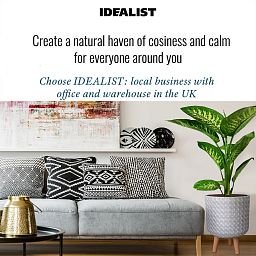 IDEALIST Lite Faceted Effect Planter on Legs