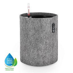 LECHUZA TRENDCOVER Round Self-watering Planter