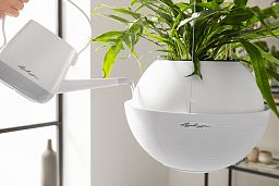 LECHUZA BOLA Color Round Poly Resin Self-watering Planter