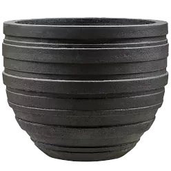 Polystone Ribbed Planter | Indoor and Outdoor Plant Pot