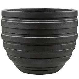 Polystone Ribbed Planter | Indoor and Outdoor Plant Pot