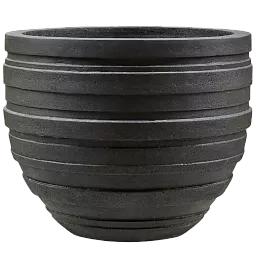 Polystone Ribbed Planter | Indoor and Outdoor Plant Pot