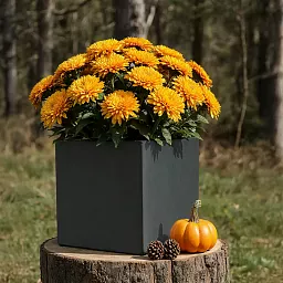 IDEALIST Lite Square Box Contemporary Light Concrete Planter