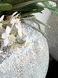 Disco Round Polystone Indoor Planter
