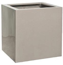 Square Fiberstone Planter by Idealist Premium BLOCK Glossy